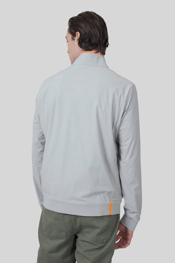 Felpa Surflex Soft Touch Full Zip Grigio Chiaro Uomo - 5