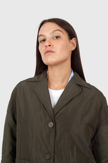 Giacca Romy Verde Militare Donna - 5