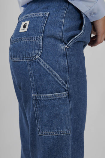 Wip W' Pierce Pant Straight Blu Medio Donna - 5