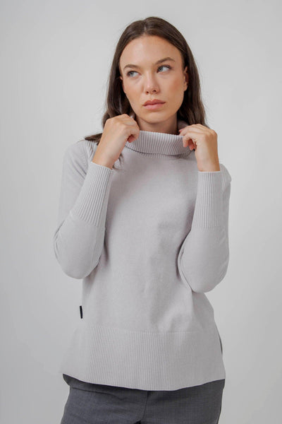 Maglia Velvet Vent Turtleneck Wom Ghiaccio Donna