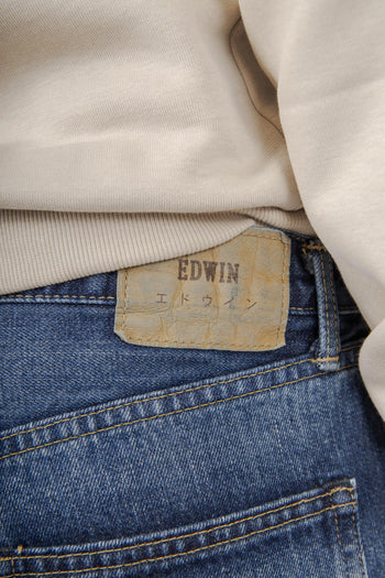 Jeans Regular Tapered Japan Blu Medio Uomo - 5