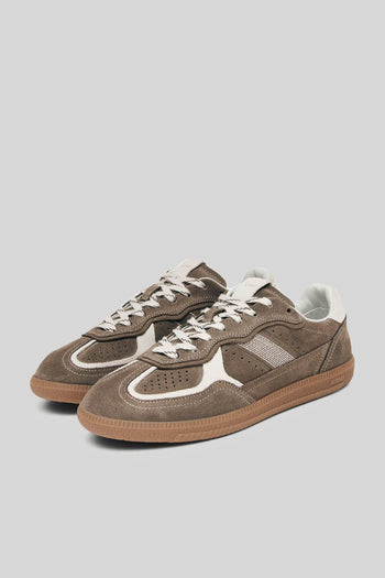 Sneaker Tb.490 Rife In Pelle Taupe Donna - 2