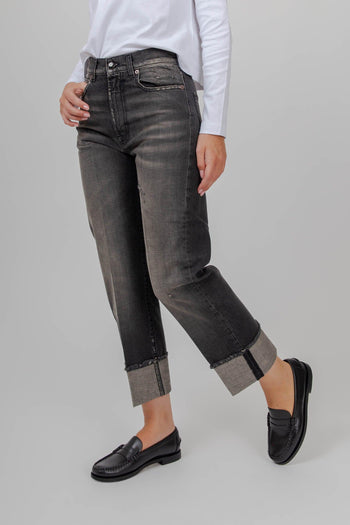 Jeans Fabiola Nero Donna - 5