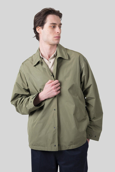 Camicia Pollard Lite In Taffeta Verde Salvia Uomo