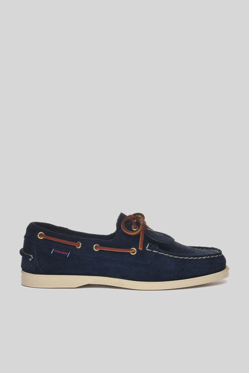 Docksides Portland Artisan Ox Blu Scuro Uomo