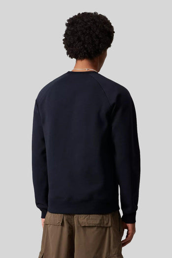 Wip Chase Sweatshirt Blu Scuro Uomo - 2