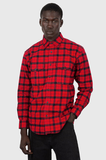 Camicia Alaskan Guide Nero/rosso Uomo - 7