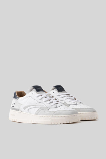 Sneaker Torneo Pure Vintage Calf Bianco/blu Uomo - 3