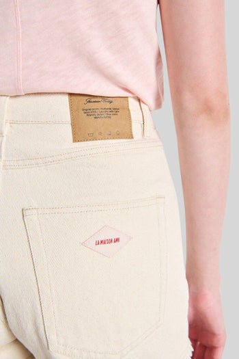 Shorts Tineborow Ecru Donna - 2