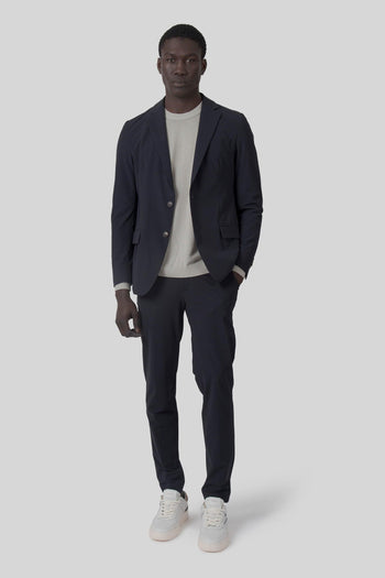 Maglia Cotton Crepe Crewneck Lens Tortora Uomo - 6