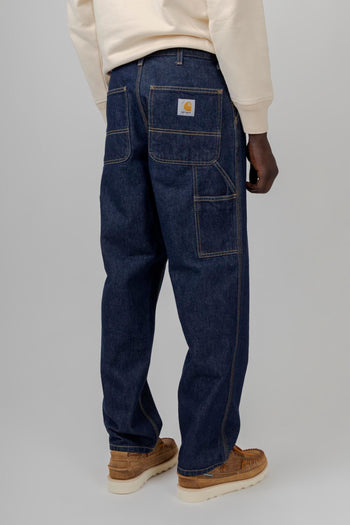 Wip Single Knee Pant Blu Scuro Uomo - 4