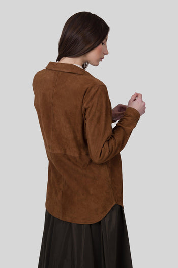 Camicia Filipa Nocciola Donna - 3
