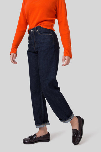 W Janis Pant Japan Blu Scuro Donna - 6