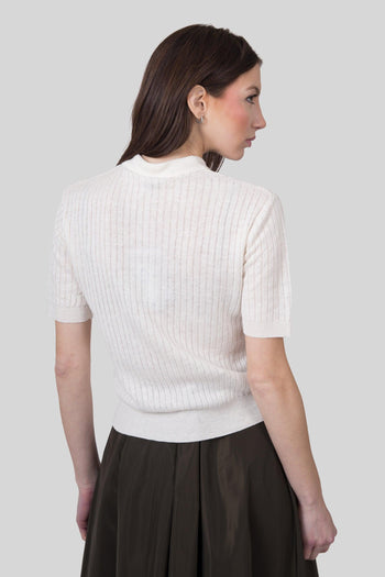 Polo In Puro Lino Naturale Donna - 3