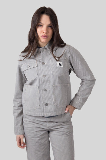Wip W' Mercer Chore Coat Bianco/grigio Donna - 6