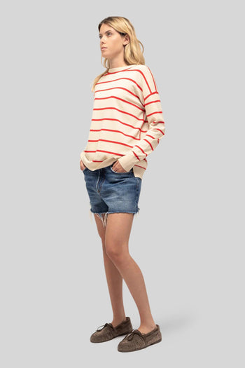 Maglia Narada Panna/rosso Donna - 3