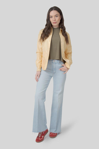 Jeans The Hustler Roller Skimp Fray Blu Chiaro Donna - 2