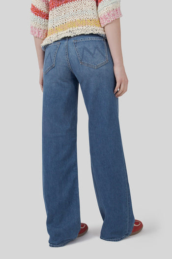 Jeans The Rerun Zip Sneak Blu Medio Donna - 3