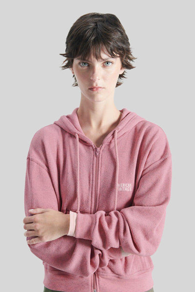 Felpa Evona Rosa Melange Donna