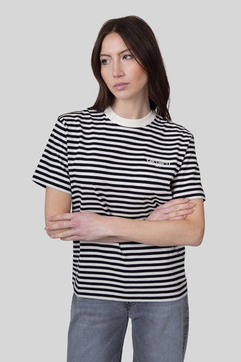 Wip T-shirt W' S/s Ezra Nero/bianco Donna - 3