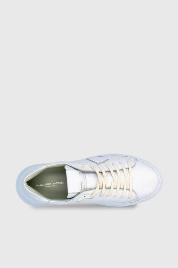 Sneaker Temple Veau Blanc Bianco Uomo - 3