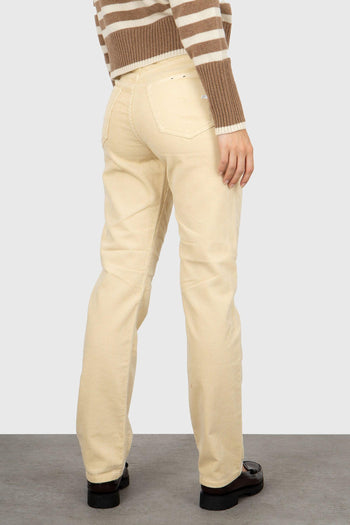 Pantalone In Velluto Boy Fit Joan Burro Donna - 5