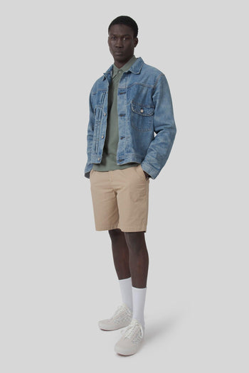 Polo Stretch Piquet Verde Salvia Uomo - 4