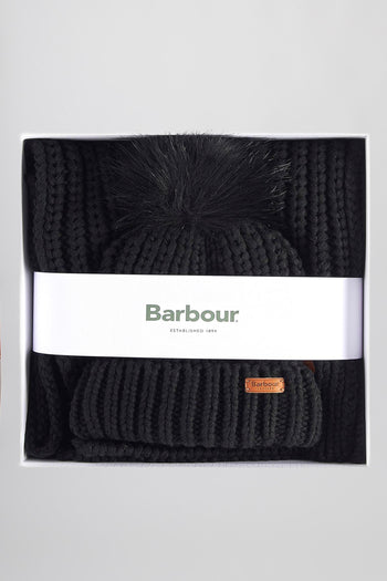 Saltburn Set Beanie & Sciarpa Nero Donna - 2