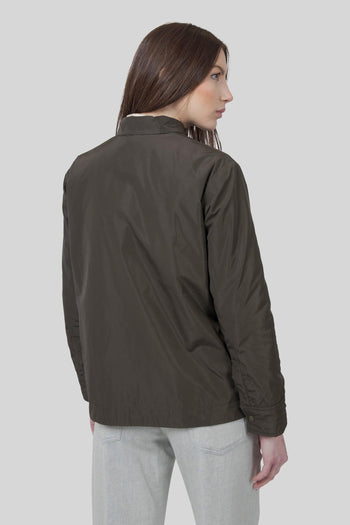 Giacca Lucciola Verde Militare Donna - 5