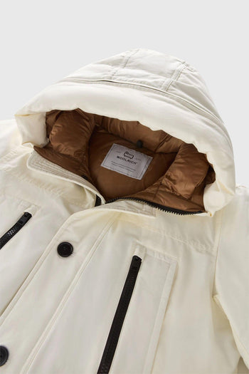 Arctic Parka Evolution In Ramar Cloth Bianco Uomo - 5