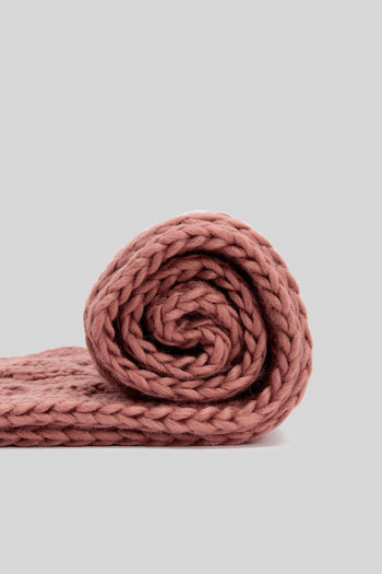 Set Cappello E Sciarpa Penshaw Rosa Antico Donna - 8