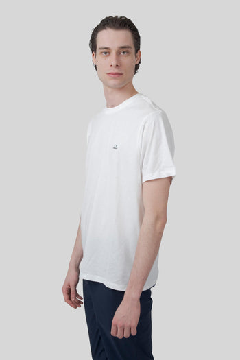 T-shirt 30/1 Jersey Logo Patch Bianco Off Uomo - 5
