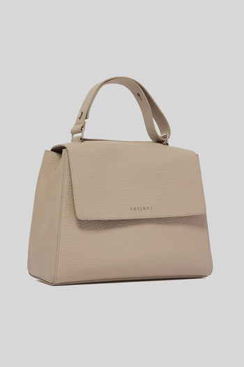 Borsa Sveva Midi In Pelle Soft Con Tracolla Sabbia Donna - 2