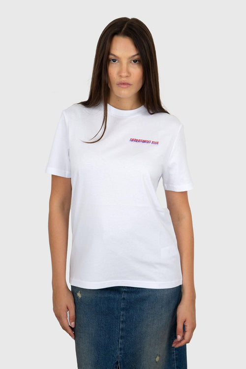 T-shirt Girocollo Fleur Bianco Donna