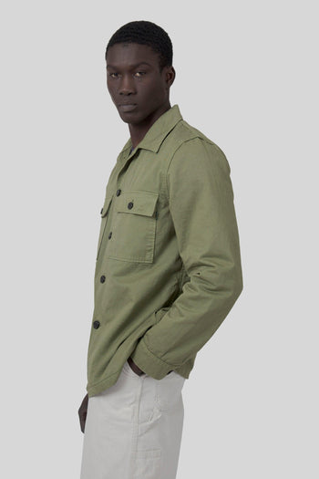 Overshirt Wilde Verde Militare Uomo - 4