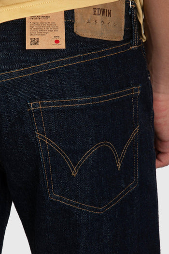 Jeans Regular Tapered Japan Blu Scuro Uomo - 2