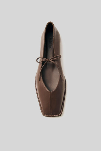 Ballerina Sway In Pelle Marrone Donna - 6