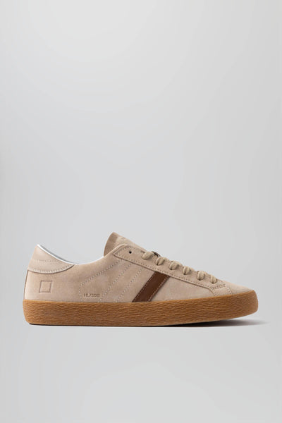 Sneaker Hill Low Suede Beige Uomo