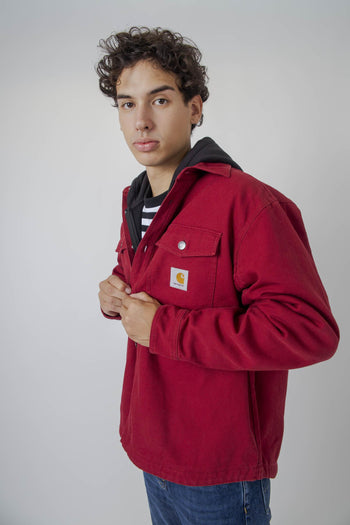 Wip Selby Shirt Jac Rosso Uomo - 5