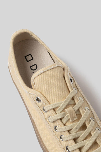 Sneaker Tender Canvas Beige Uomo - 4