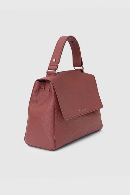 Borsa Media Sveva In Pelle Soft Amarena Donna - 2