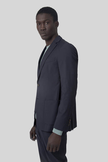 Summer Wooltech Blazer Blu Uomo - 5