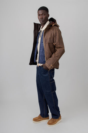 Wip Single Knee Pant Blu Scuro Uomo - 7