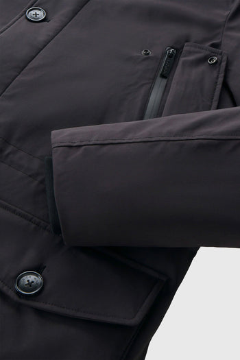 Arctic Stretch Down Parka Nero Uomo - 8