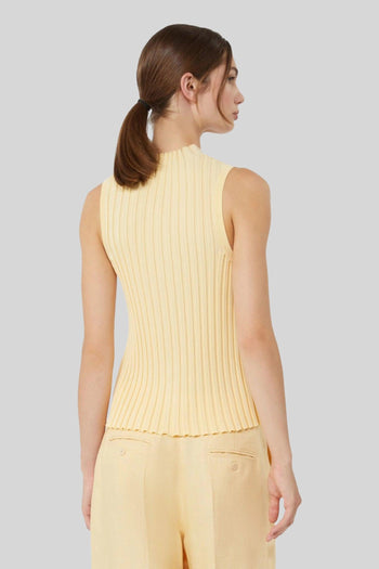 Max Mara Top Bautta Giallo Donna - 4