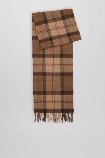 Sciarpa Tartan Nocciola Unisex - 3
