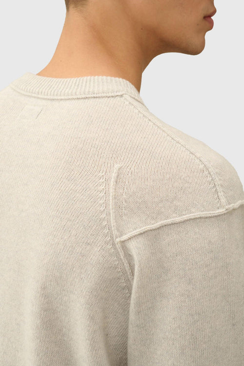 Maglia Lambswool Grs Crew Neck Bianco Off Uomo - 2