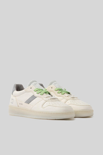Sneaker Court 2.0 Vintage Calf Bianco/grigio Uomo - 4