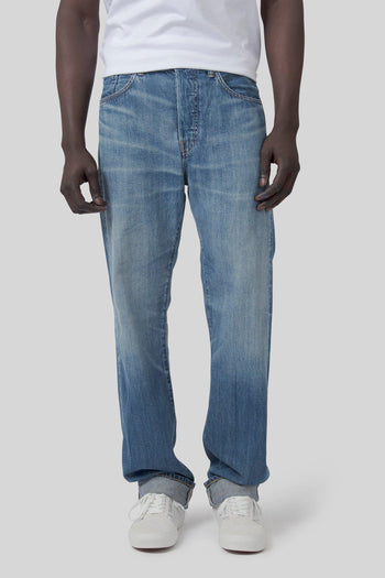 Jeans Regular Straight Japan Kaihara Indigo Lightweight 10,5 Oz Blu Chiaro Uomo - 5