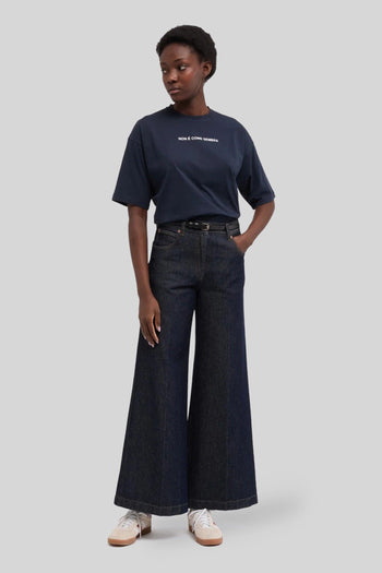 T-shirt "non è Come Sembra" Blu Navy Donna - 2